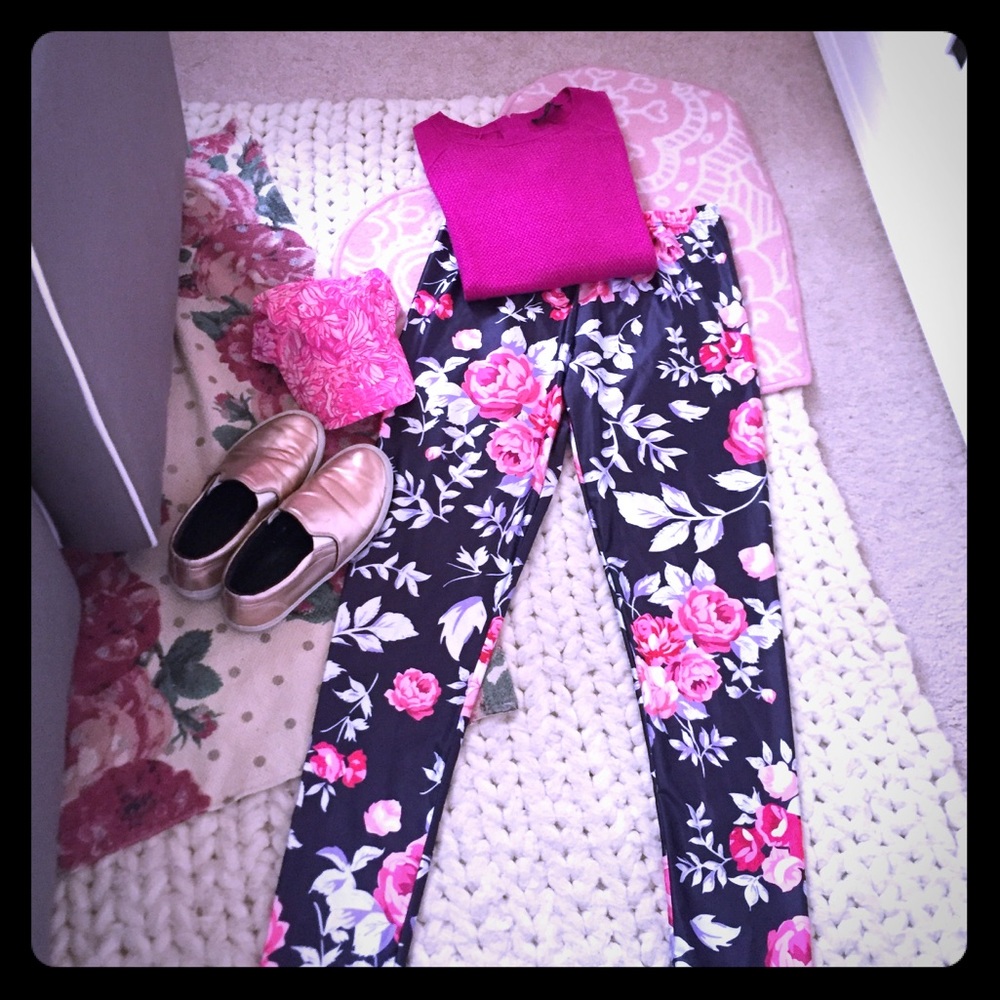 Floral Leggings nwot